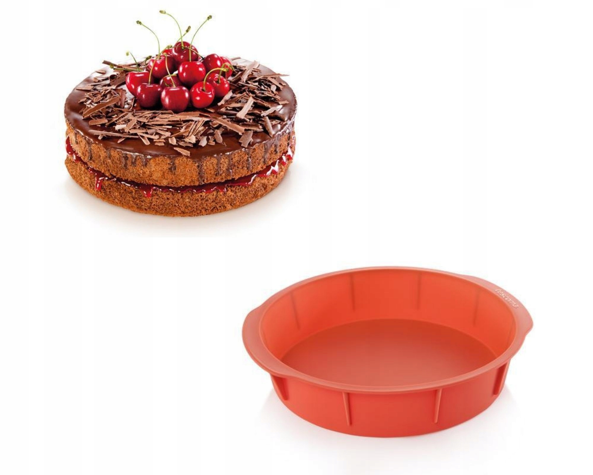 

Tescoma Forma Silikonowa Tort Sernik Biszkopt 26cm