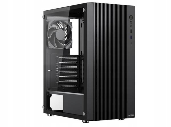1stCOOL G4 transparent, skrinka Atx, USB3.0, Usb-c, 2x ventilátor, čierna…