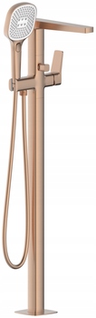 Kfa Voľne Stojaca Vaňová Batéria Malaga, Brushed Rose Gold Pvd