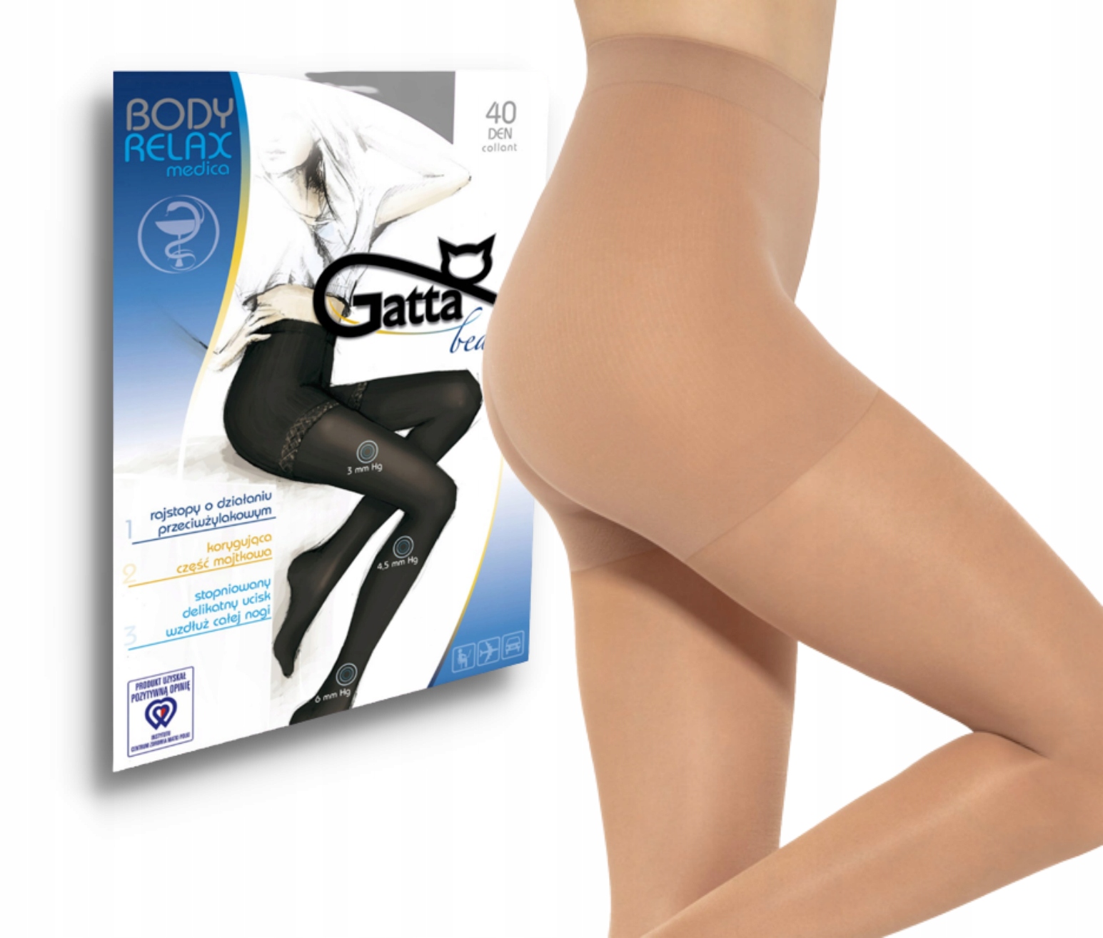 

Rajstopy Gatta Body Relax Medica 40 Den 2-S daino