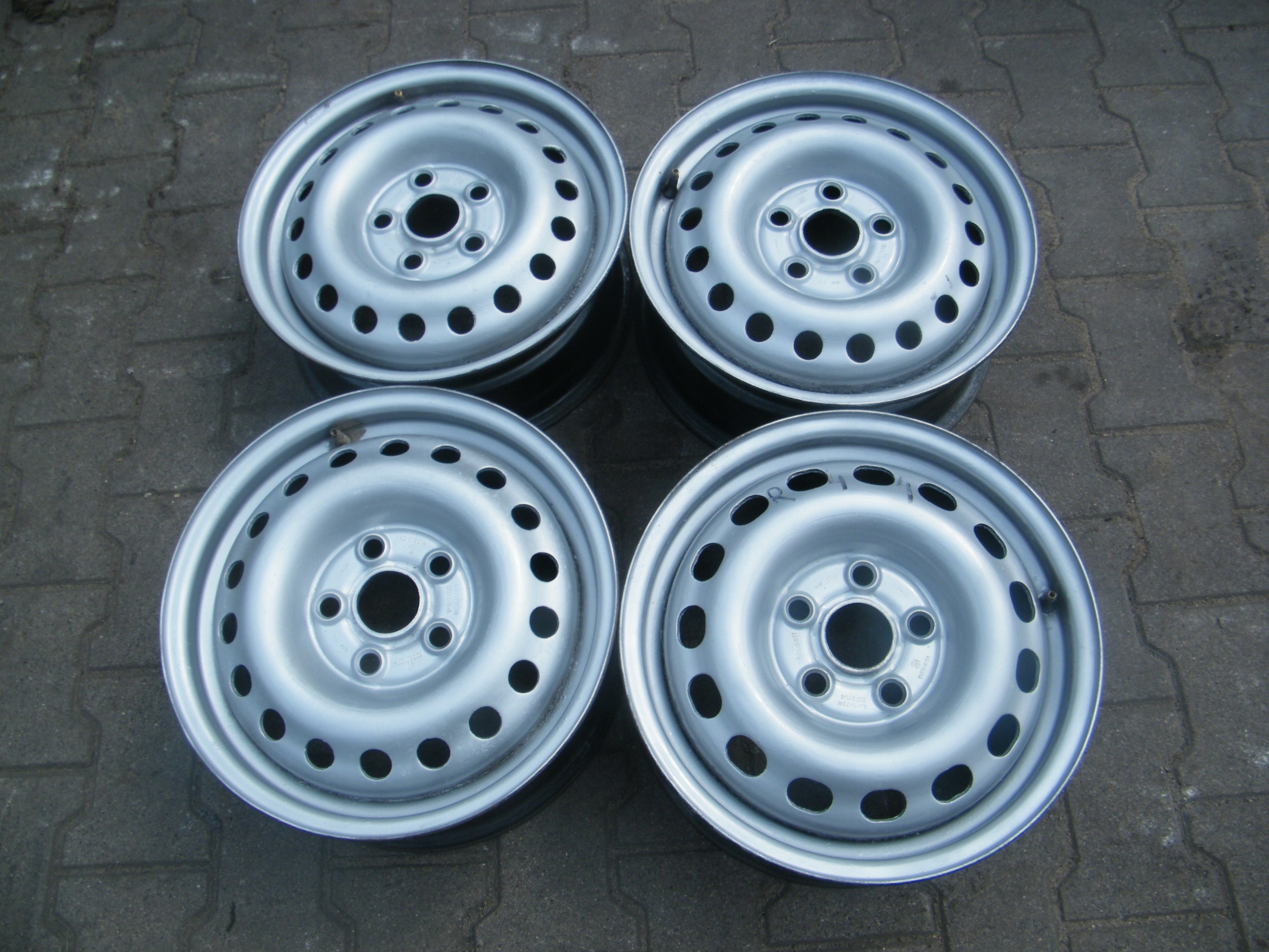 4× ДИСК стальная volkswagen oe vw T4 transporter SHARAN GALAXY 6.0" X 15" 5x112 ET 55