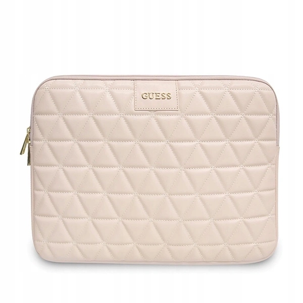 Pouzdro/Obal Guess Quilted na laptop 13" růžové