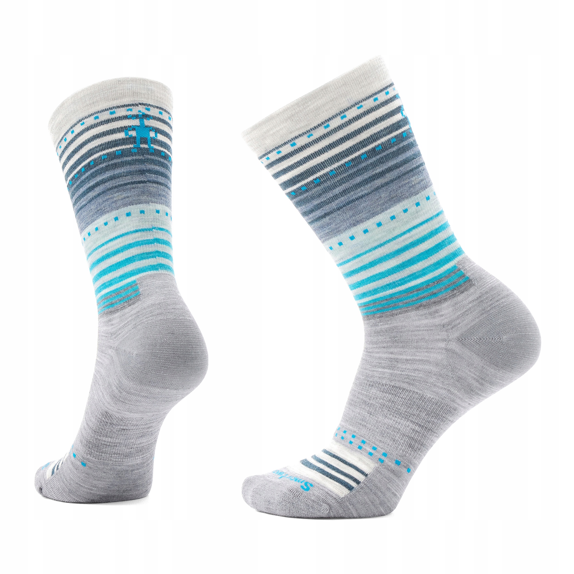 Skarpety trekkingowe Smartwool Everyday Stitch Stripe Crew light grey XL