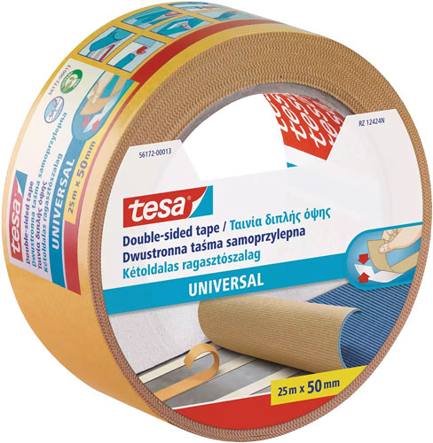 Taśma dwustronna 50mmx25m Universal Tesa