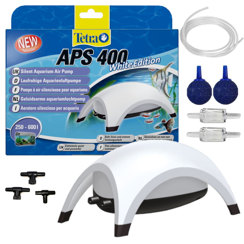 Levně Tetra APS-400 Provzdušňovač Pumpička do akvária Set Bílá 2x200L/h 4,5W