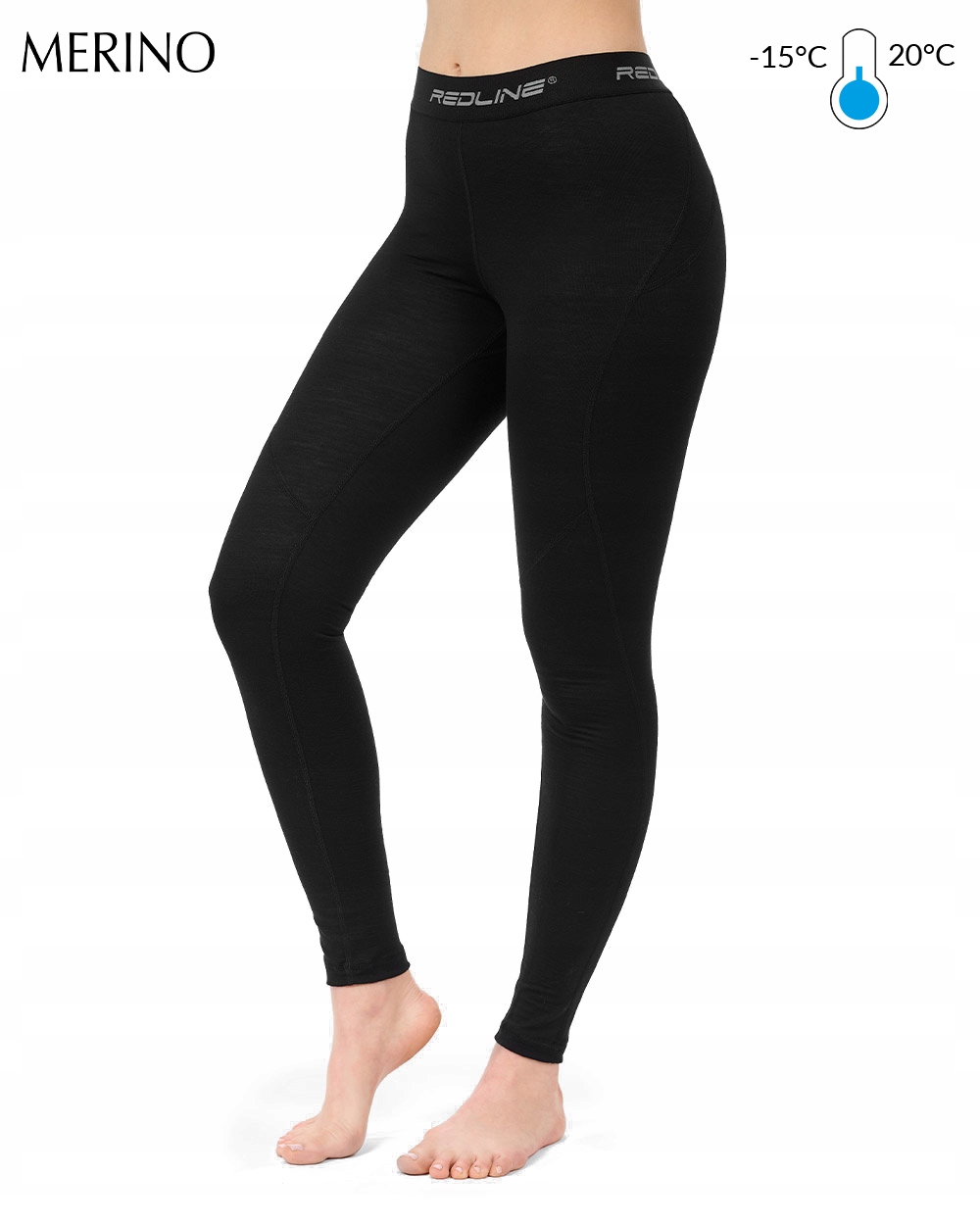 Legíny Merino wool dámské termické kalhoty s vlnou 100% Termoaktivní