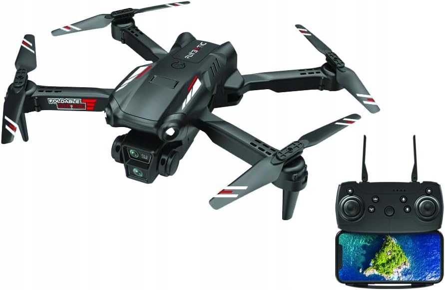 DRON SKŁADANY WIFI Z KAMERĄ PODGLĄD NA ŻYWO RC