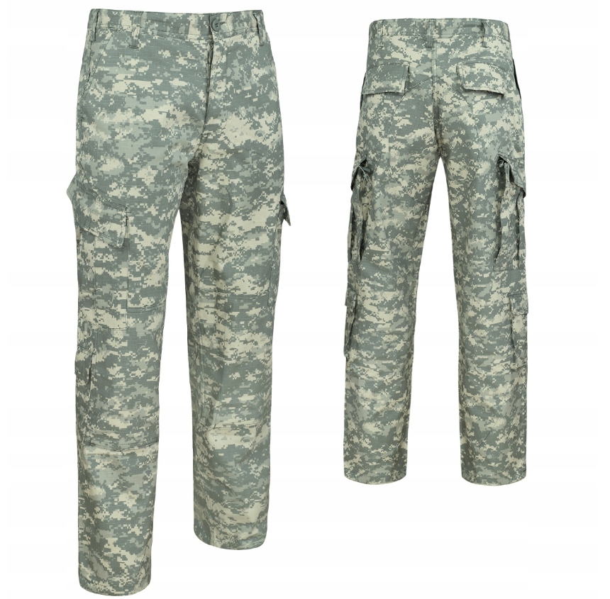 Spodnie wojskowe taktyczne bojówki Mil-Tec Us Acu Rip-Stop AT-Digital XL