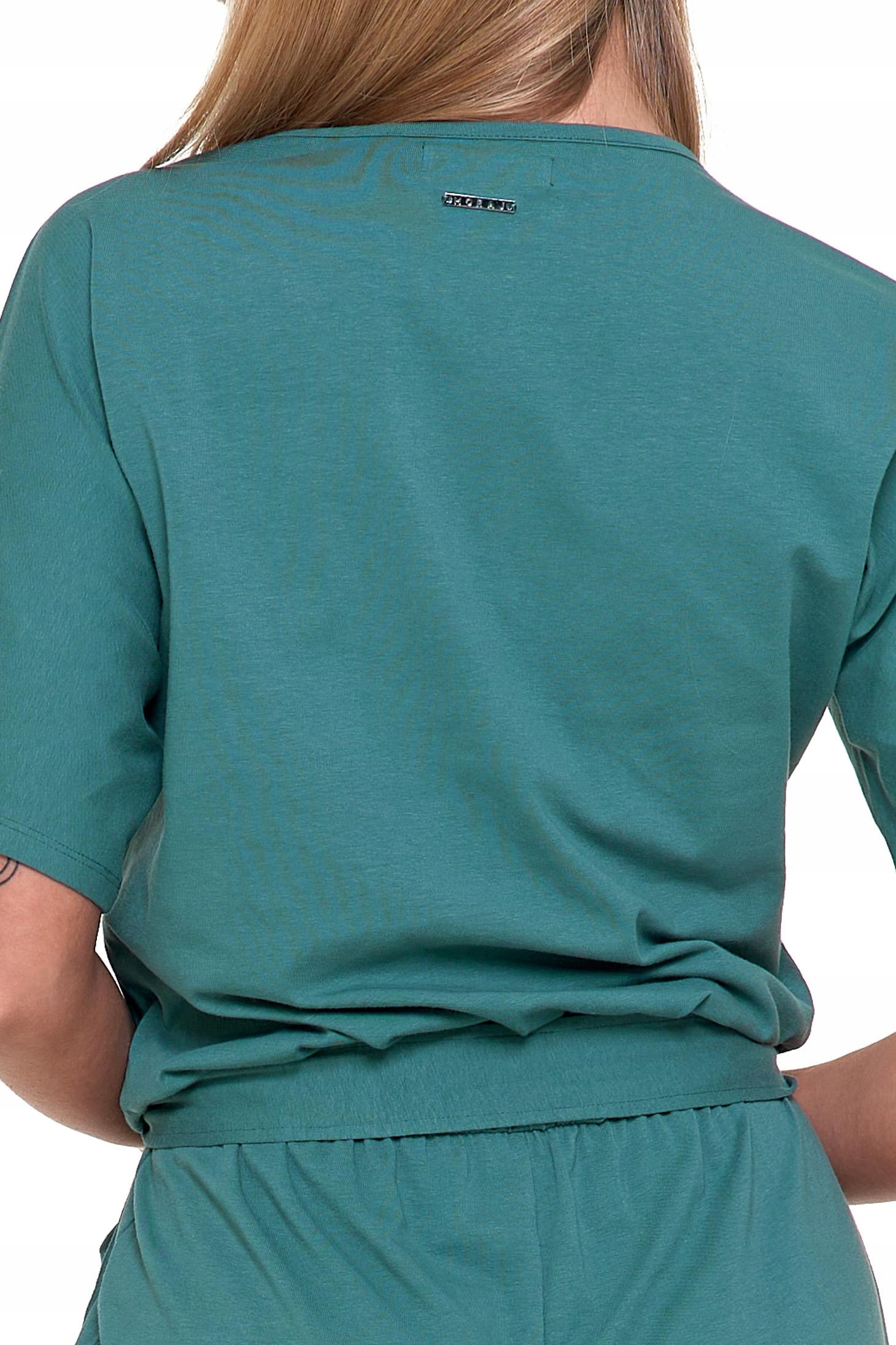 KOMBINEZON DAMSKI GŁADKI DŁUGI LUŹNY WYGODNY MODNY BAWEŁNIANY MORAJ XL Rozmiar XL