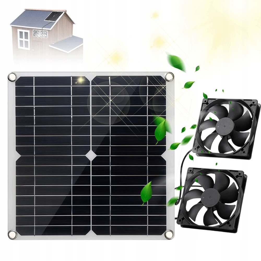 Solární ventilátor Nový Vodotěsný