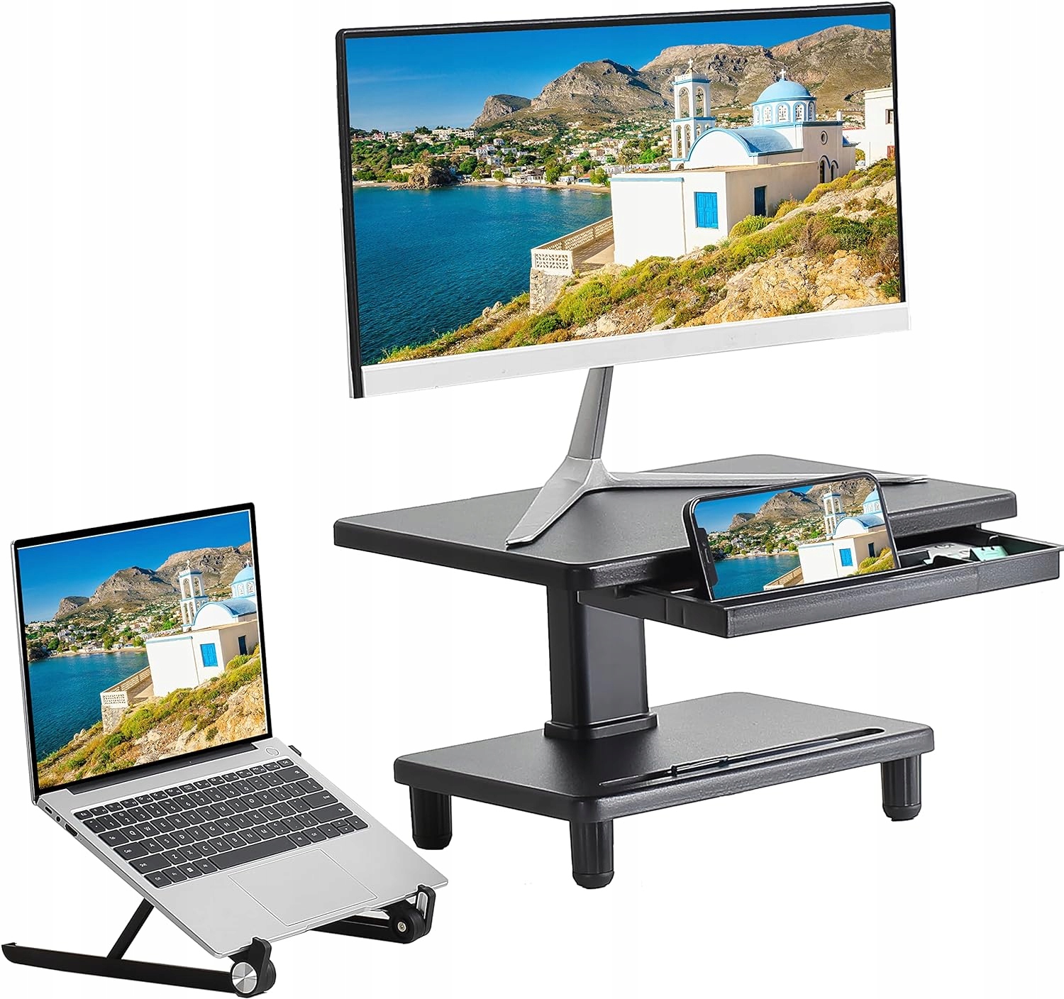 PODSTAWKA POD LAPTOPA STOJAK REGULOWANA 2W1