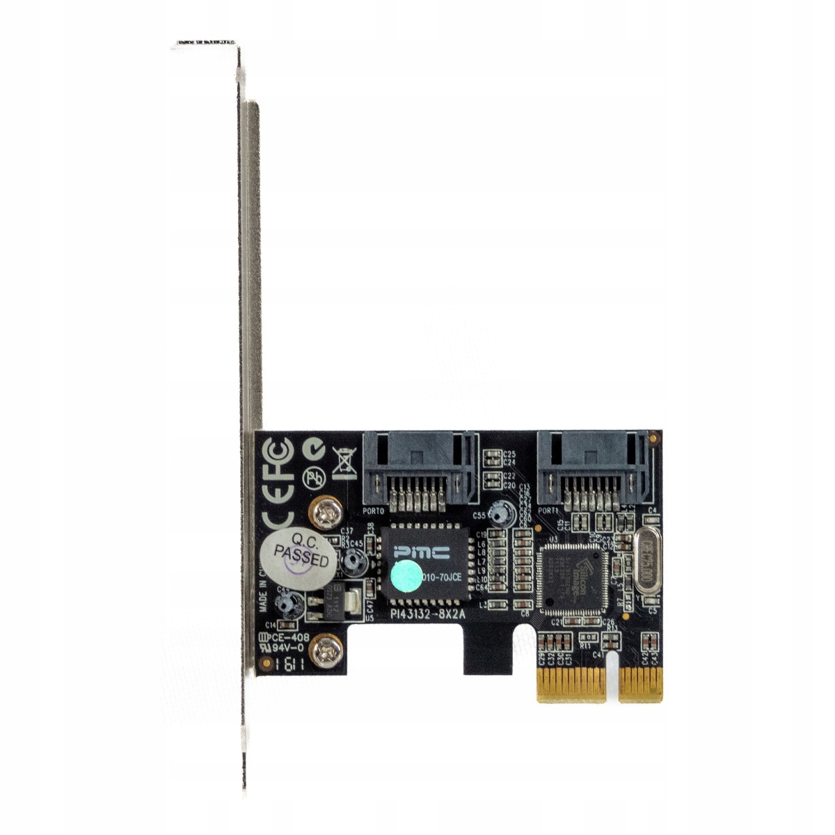 Vantec PI43132-8X2A Pci Express 2-PORT Sata Card