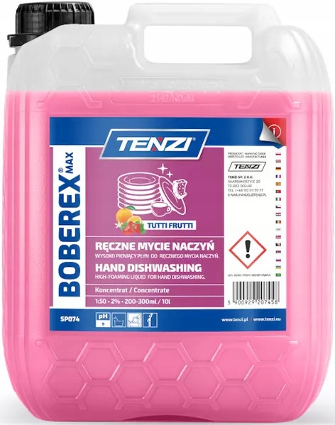Levně Tenzi Boberek Max Tutti Frutti Prostředek Na Mytí Nádobí 5 L
