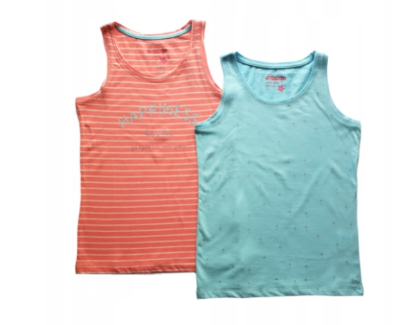 

2060 T-shirt dziewczęcy 2pak Happiness 140cm