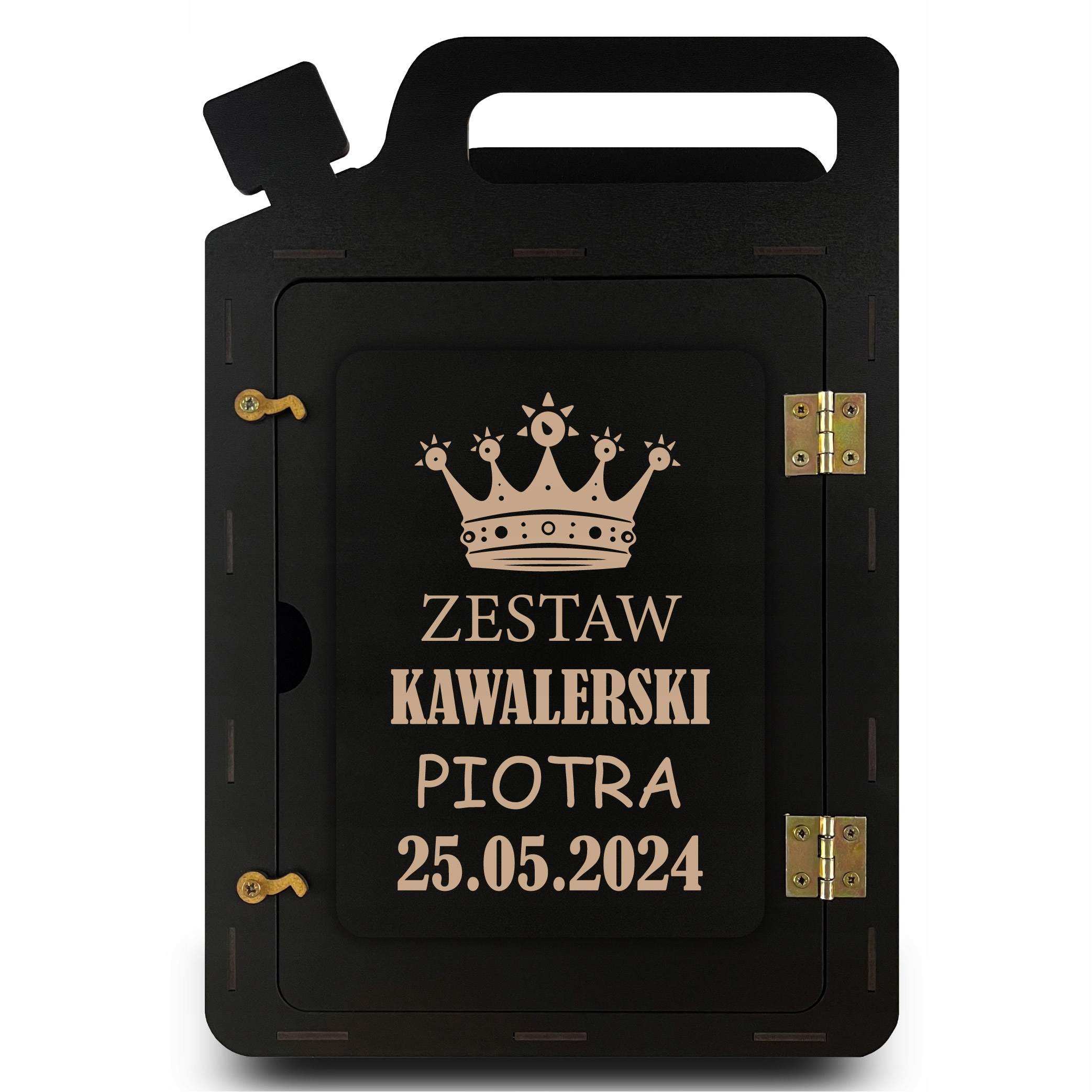 Kanister Barek Zestaw Kawalerski Imię I Data Dla Pana Młodego 3D