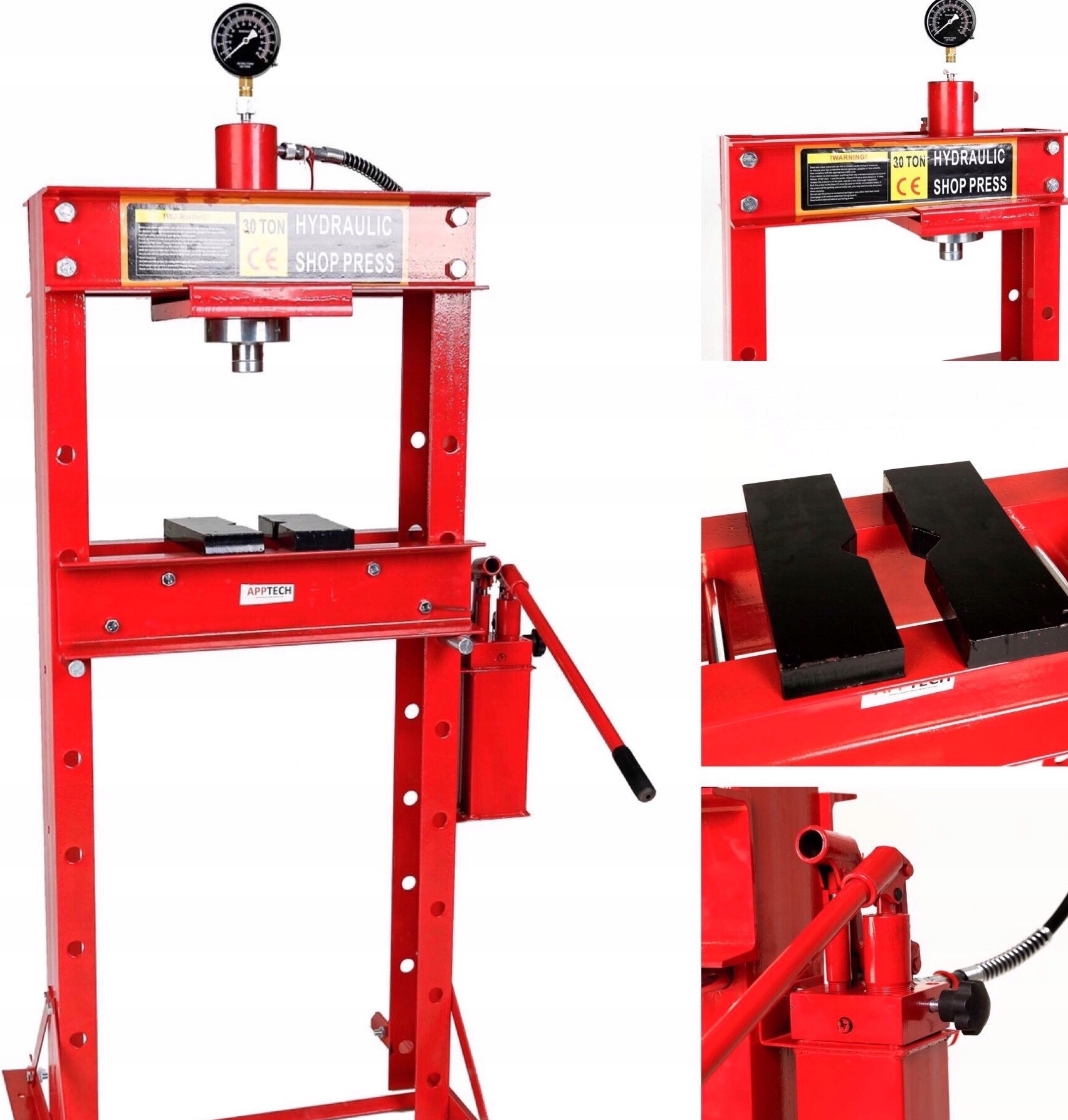 PRASA HYDRAULICZNA 30T 2-STOPNIE POMPA 30TON MOCNA