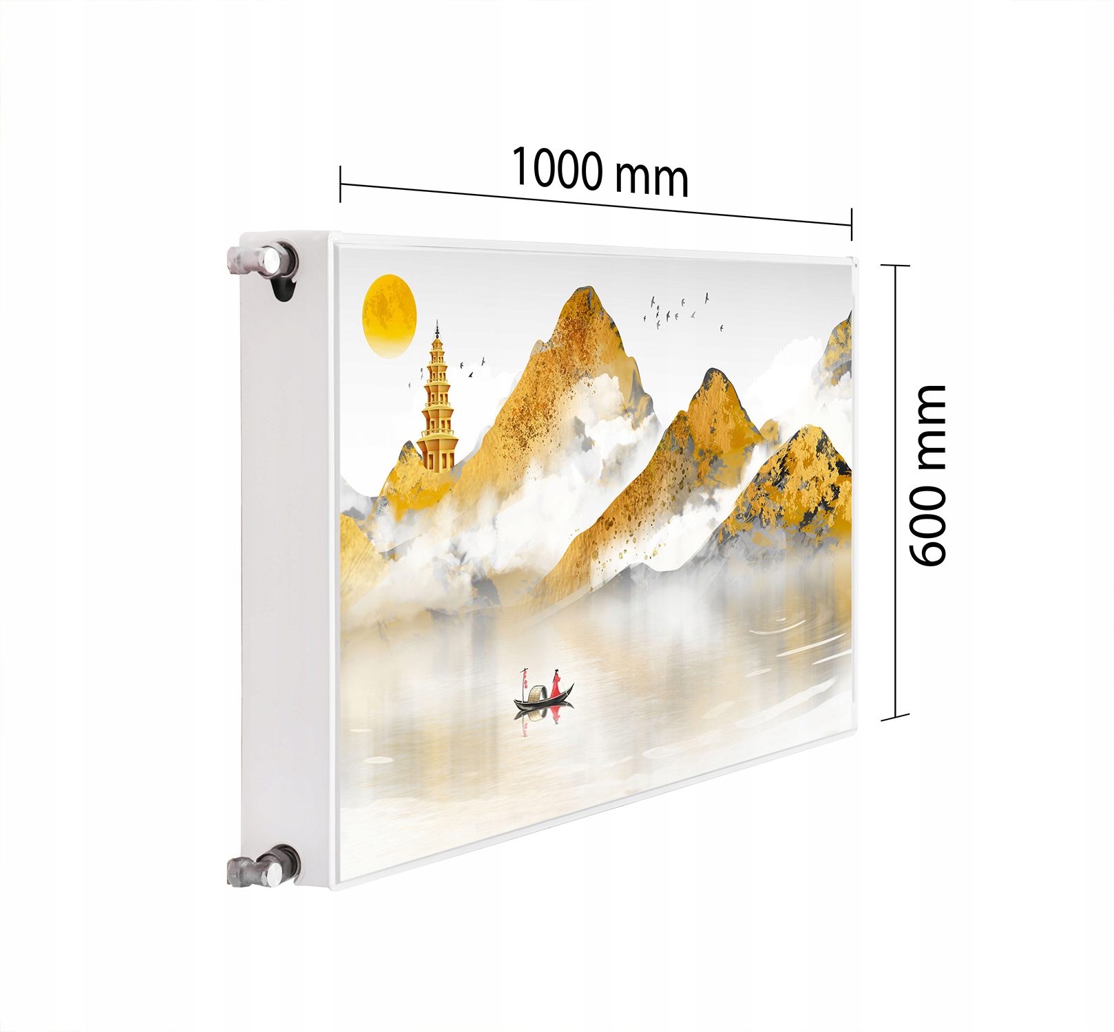 Kryt Na Radiátor Maskovač 100x60 Hory Podložka Magnet