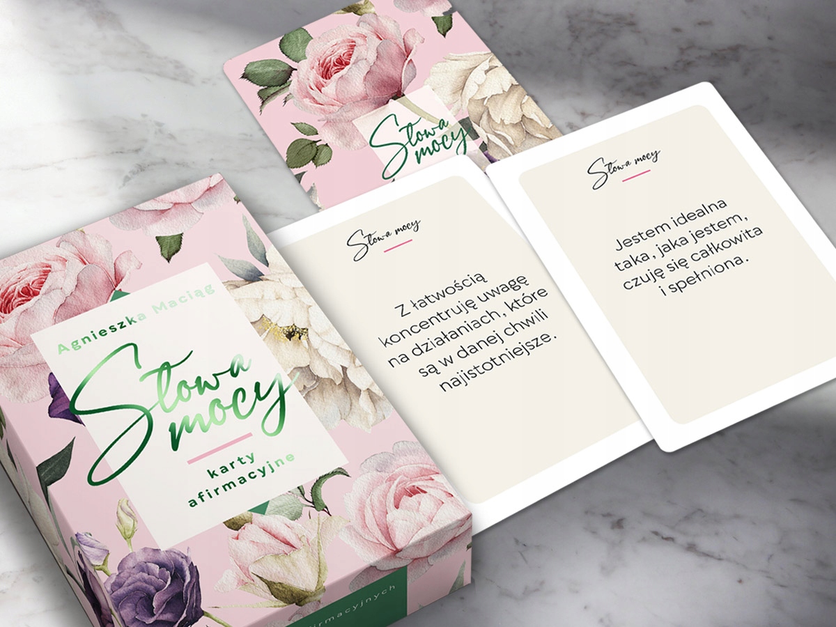 Słowa mocy. Karty afirmacyjne Agnieszka Maciąg