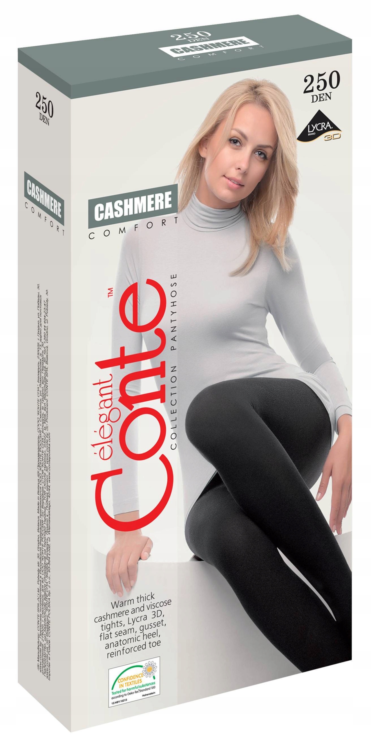 

Grube rajstopy wiskozowe z kaszmirem Cashmere 250