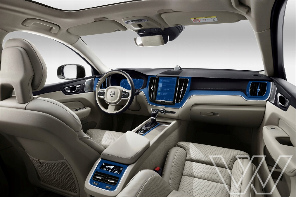 Fólie do interiéru Volvo XC60 Průhledná ochrana interiéru