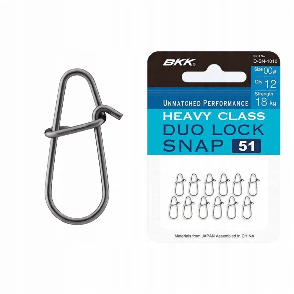 

Agrafki Bkk Duolock Snap-51 rozmiar 00- 12szt