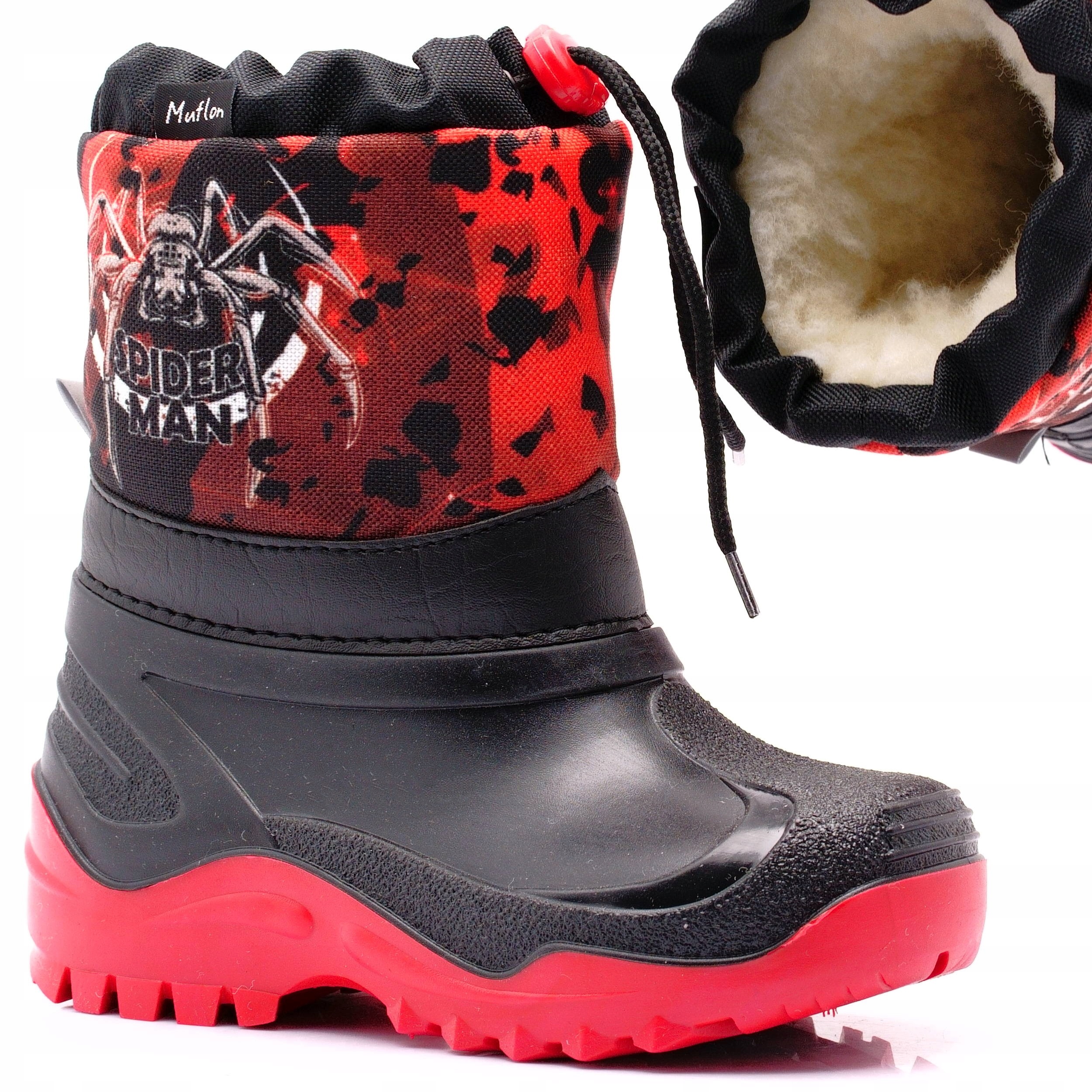 RENBUT MUFLON ŚNIEGOWCE BUTY ZIMOWE WEŁNA SPIDER 27/28 Marka Ren But