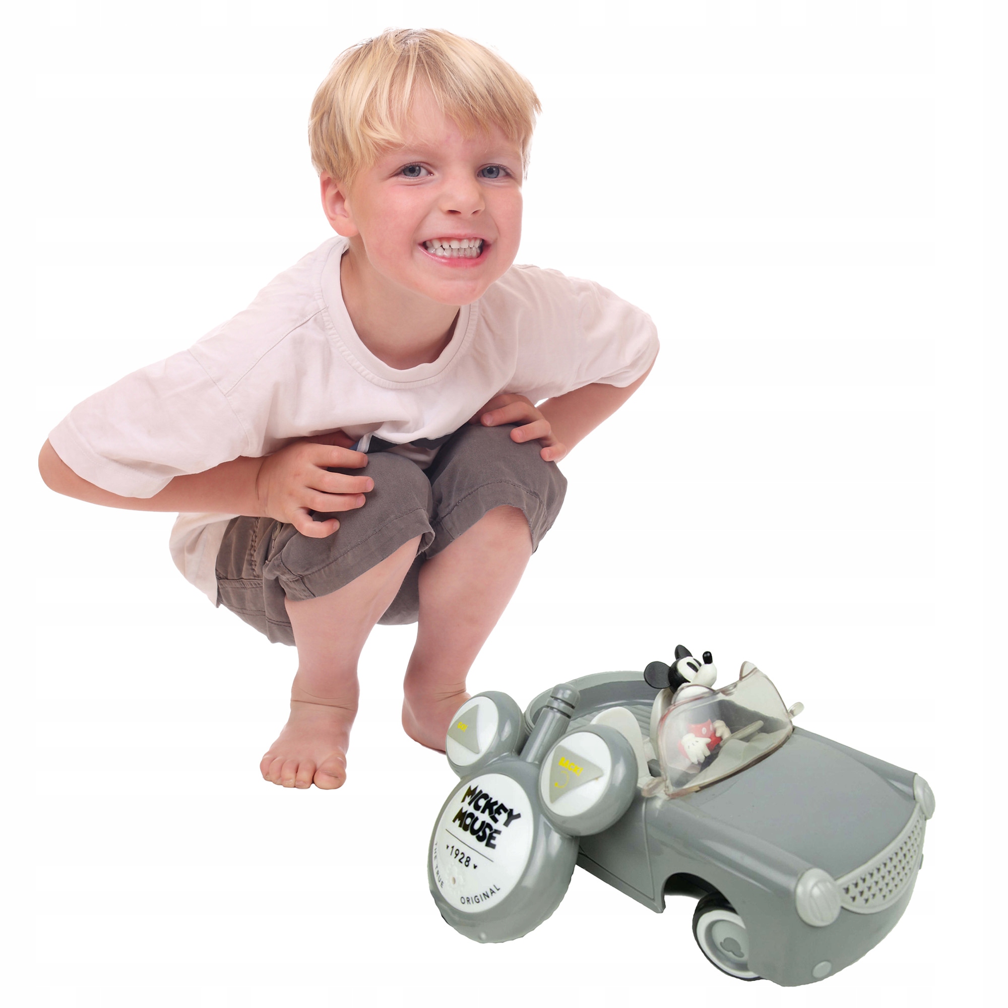 ZDALNIE STEROWANY SAMOCHÓD AUTO PREZENT DLA DZIECKA MICKEY RC +FIGURKA DUŻY Model inny