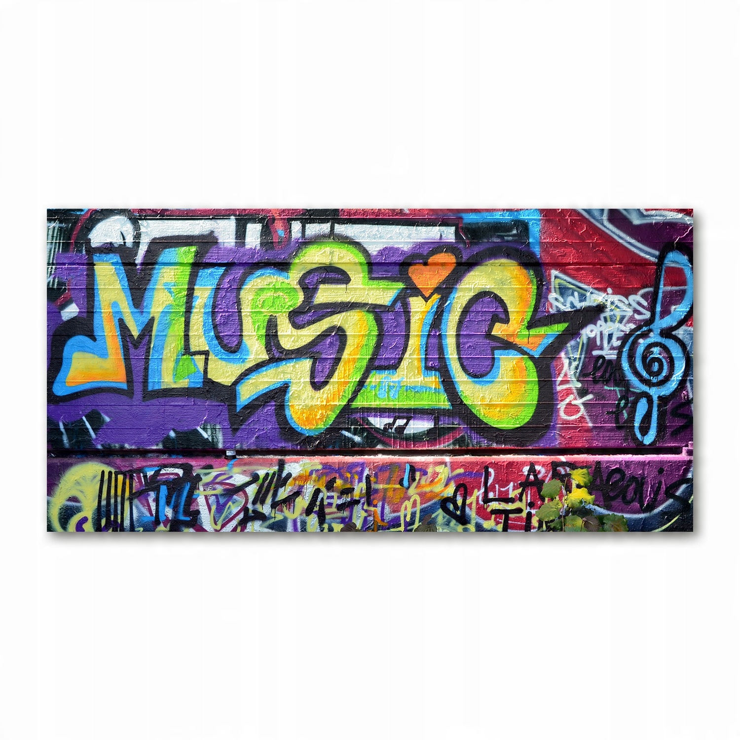 

Foto-obraz akrylowy Graffiti na ścianie 140x70 cm