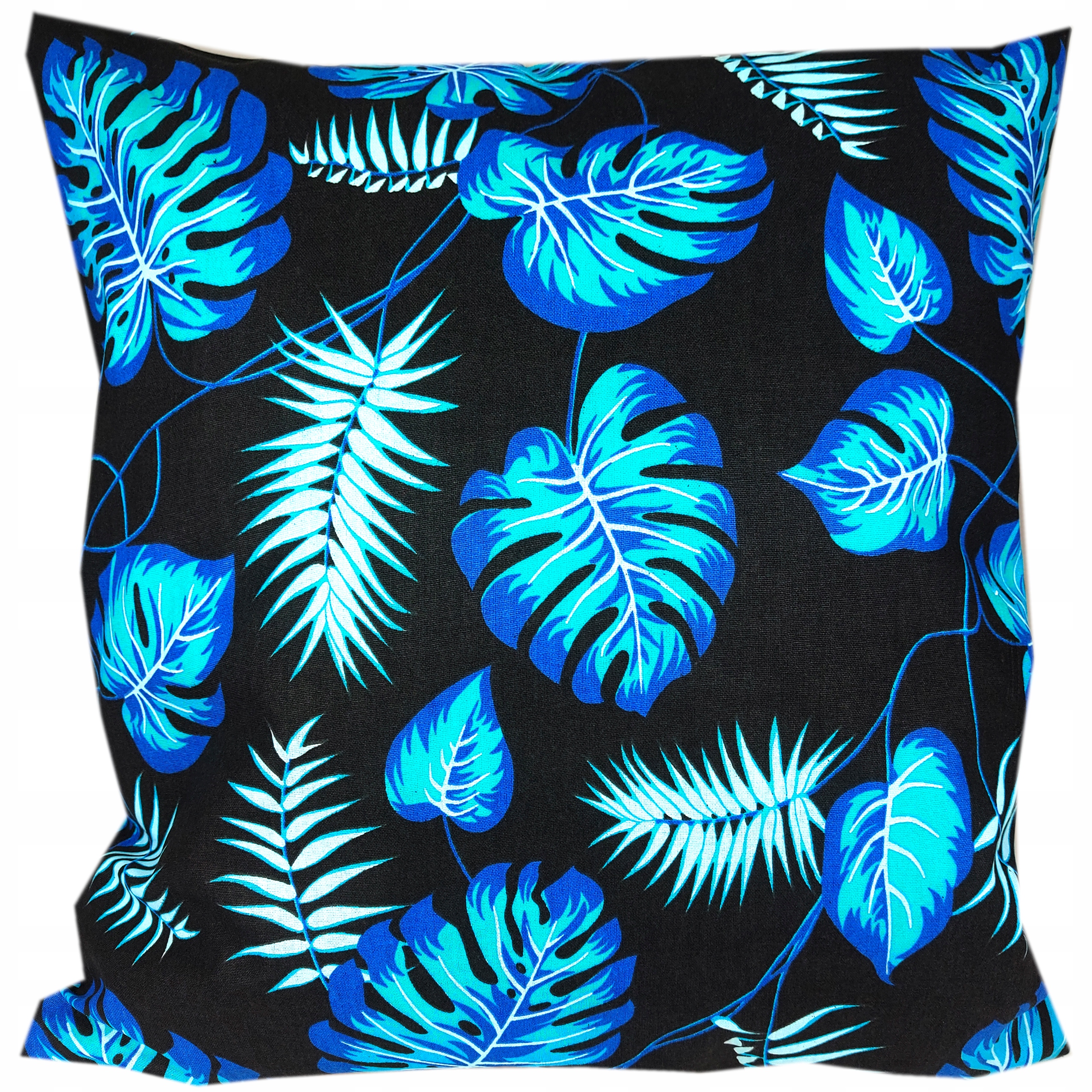 

Poszewka bawełniana 50x50 Kobaltowa Monstera