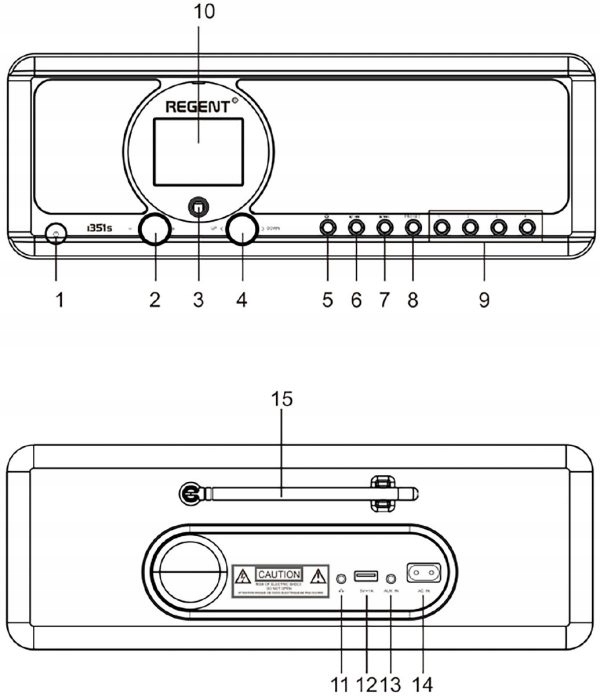 Radio Spotify DAB+ FM internetowe Ferguson i351S NOWOŚĆ nadajnik Bluetooth Radio DAB+ FM internetowe