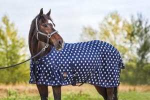 Derka siatkowa przeciw owadom dla konia Start Stars bardzo drobne oczka 135