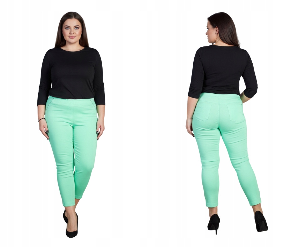 Kalhoty s zipy Cevlar, barva pistácie, velikost 44