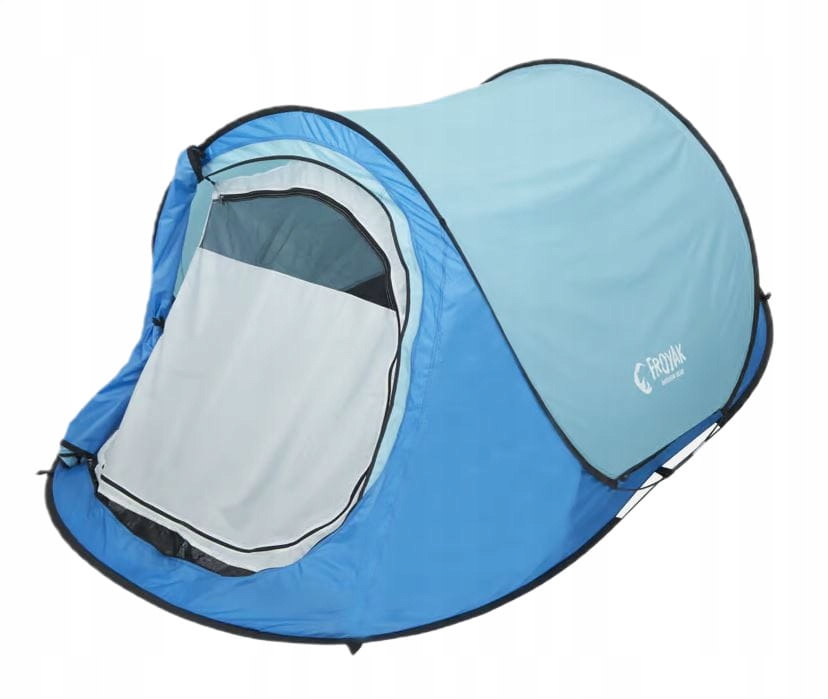 Namiot turystyczny samorozkładający pop-up 250 x 160 cm niebieski Froyak