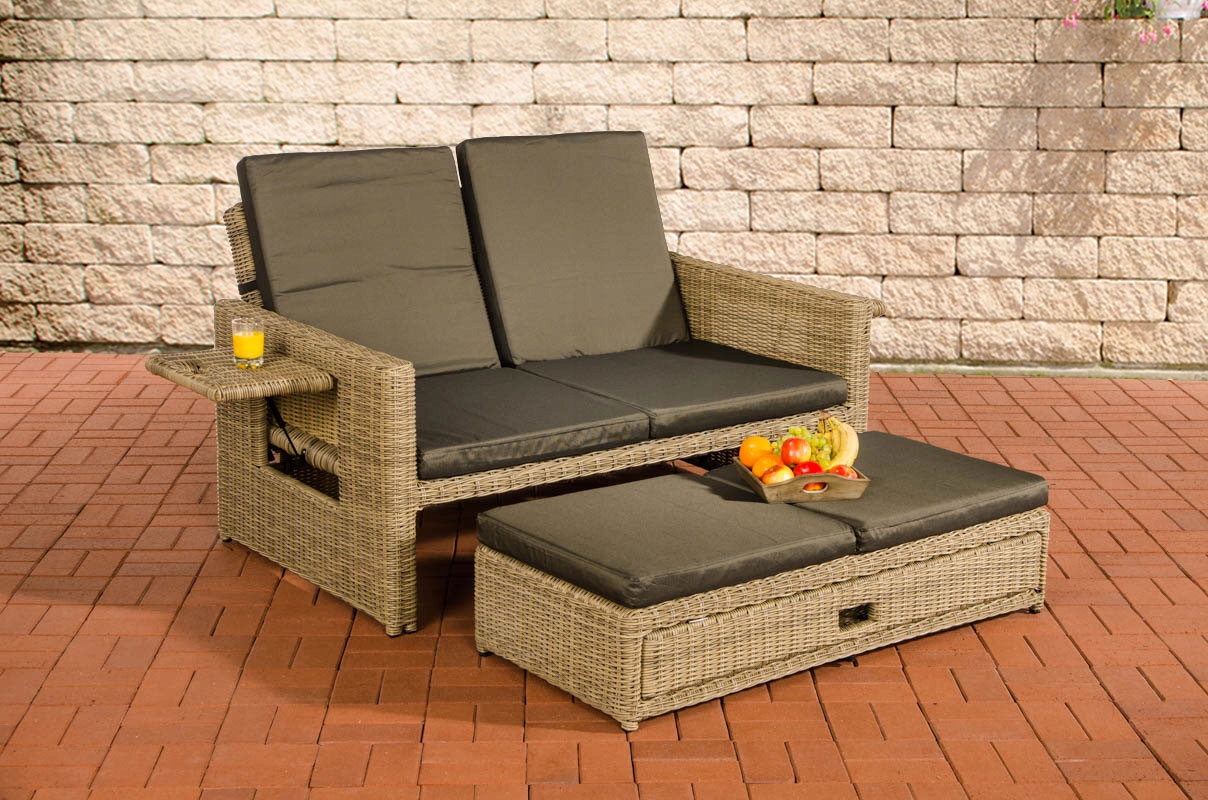 Sofa Ancona antracytowa – nowoczesny mebel ogrodowy