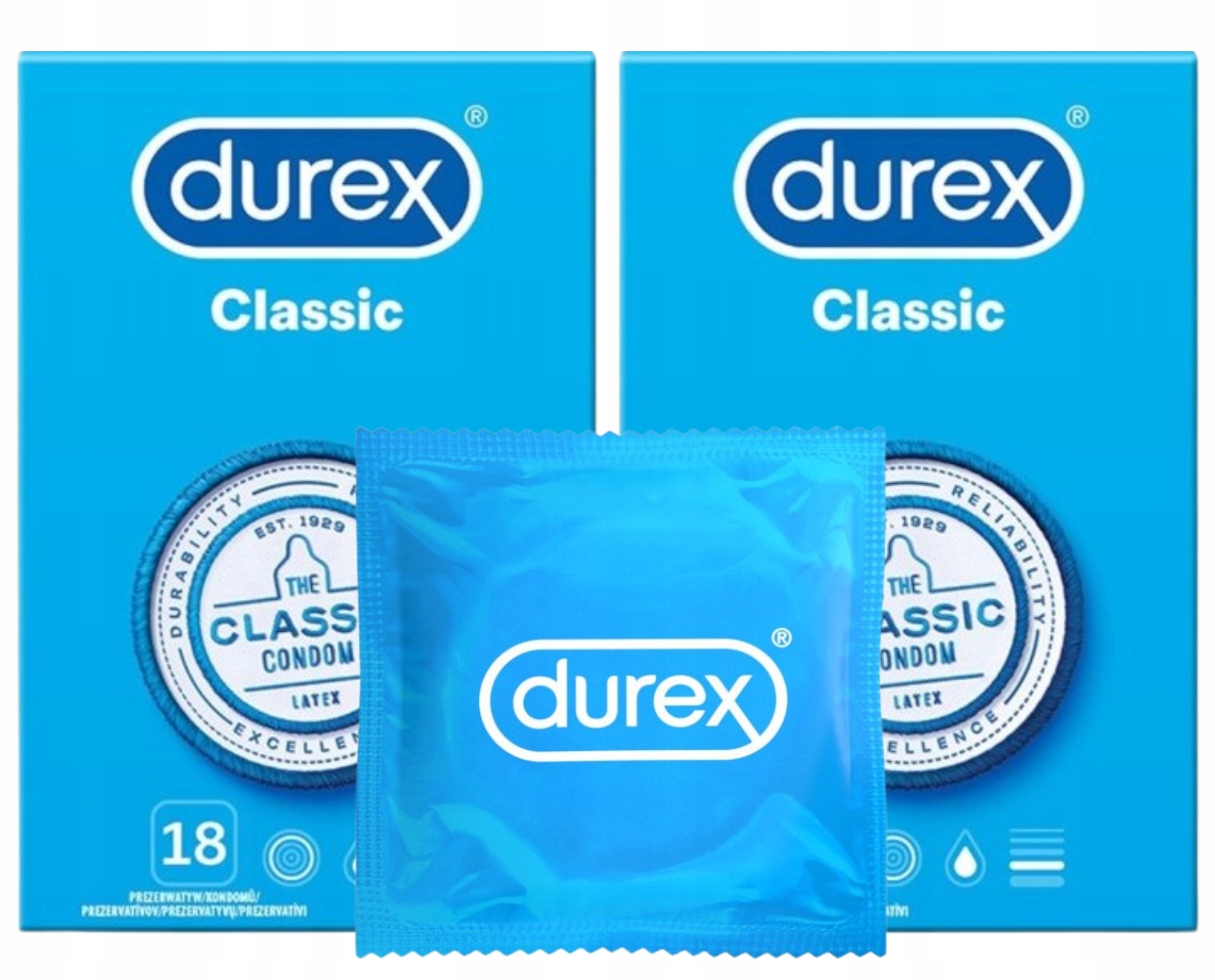 

Prezerwatywy Durex Classic Klasyczne 36 szt.