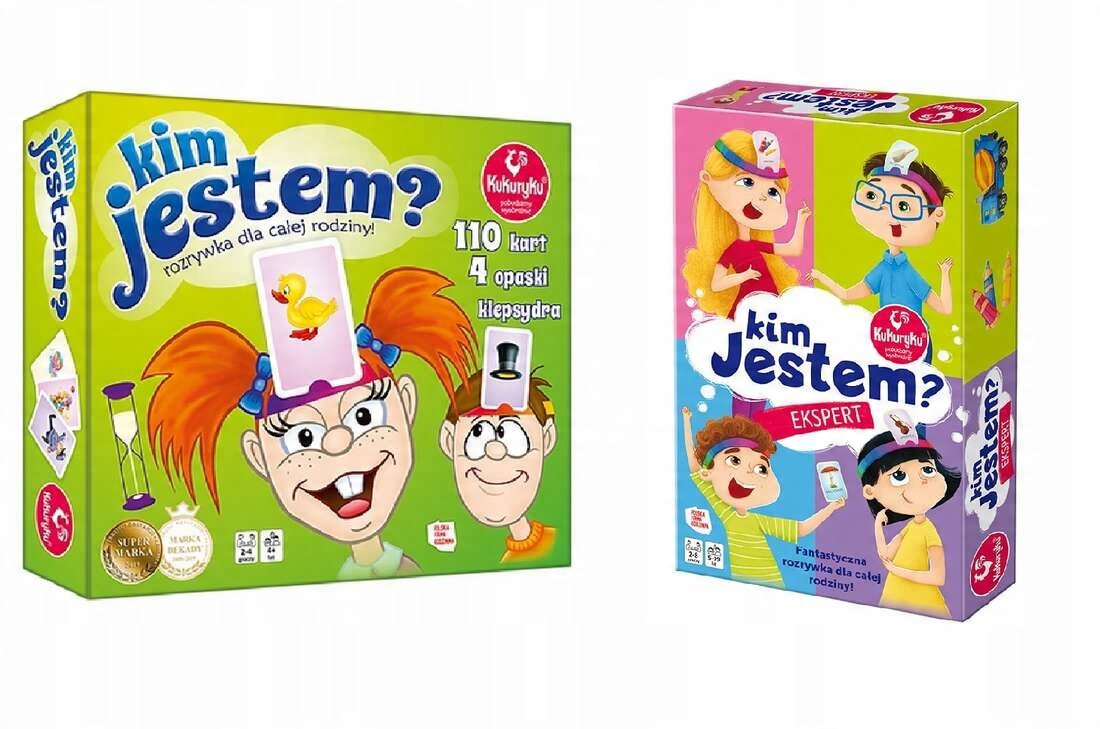 

Zestaw 2W1 Kim Jestem Ekspert Gra Rodzinna 4+