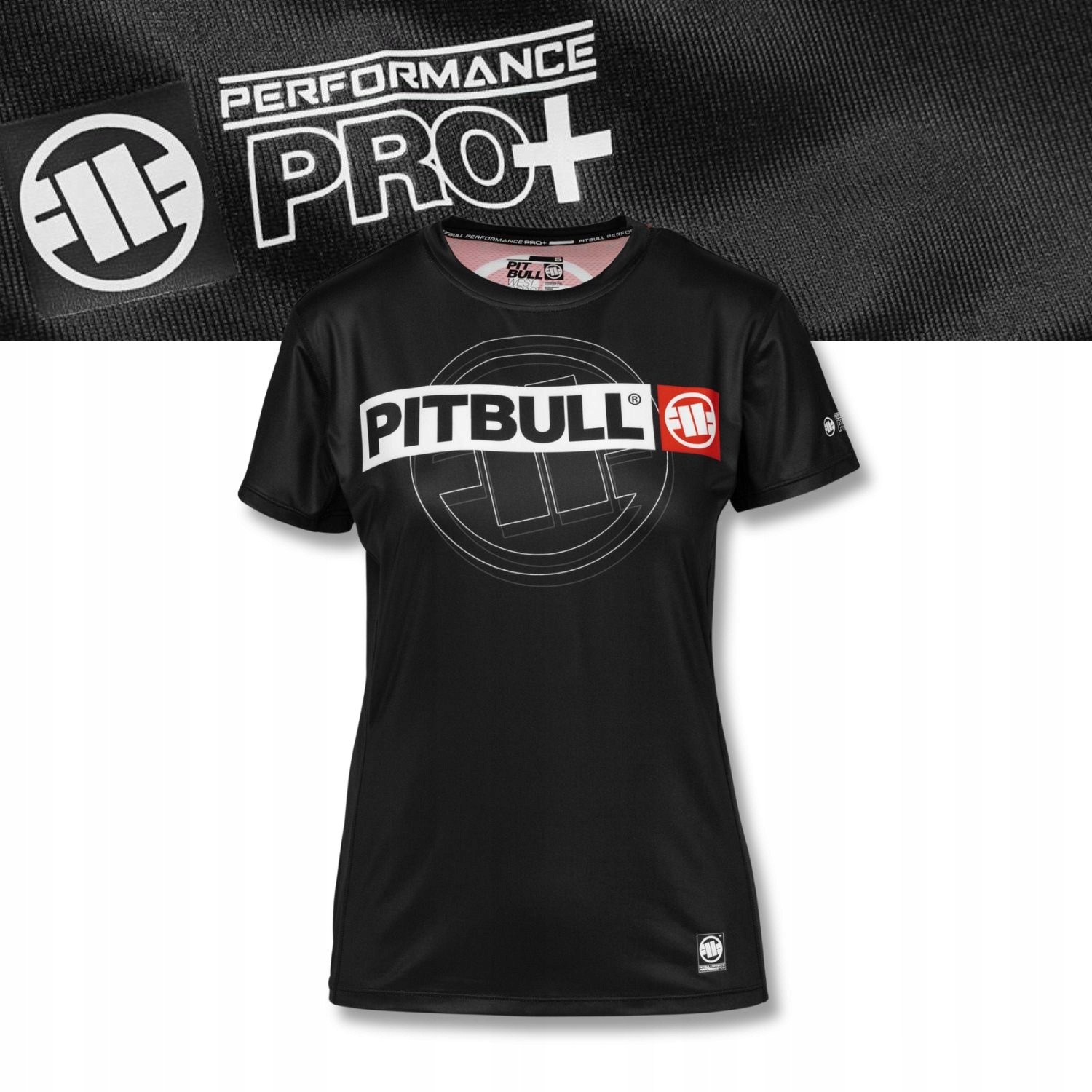 Damska Koszulka sportowa Pitbull t-shirt treningowy Mesh Hilltop Sports