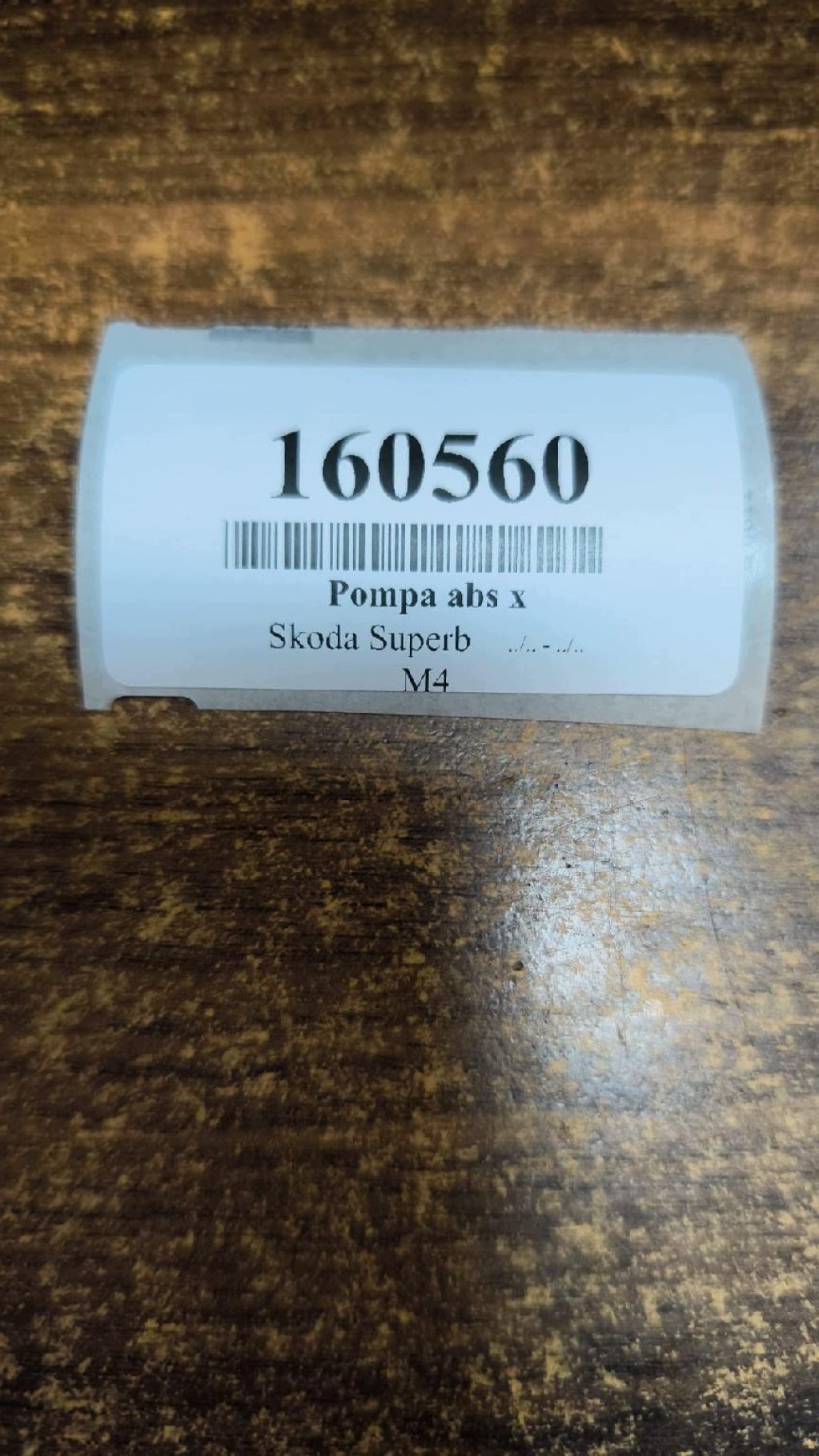 SKODA SUPERB Pompa ABS 0265225139