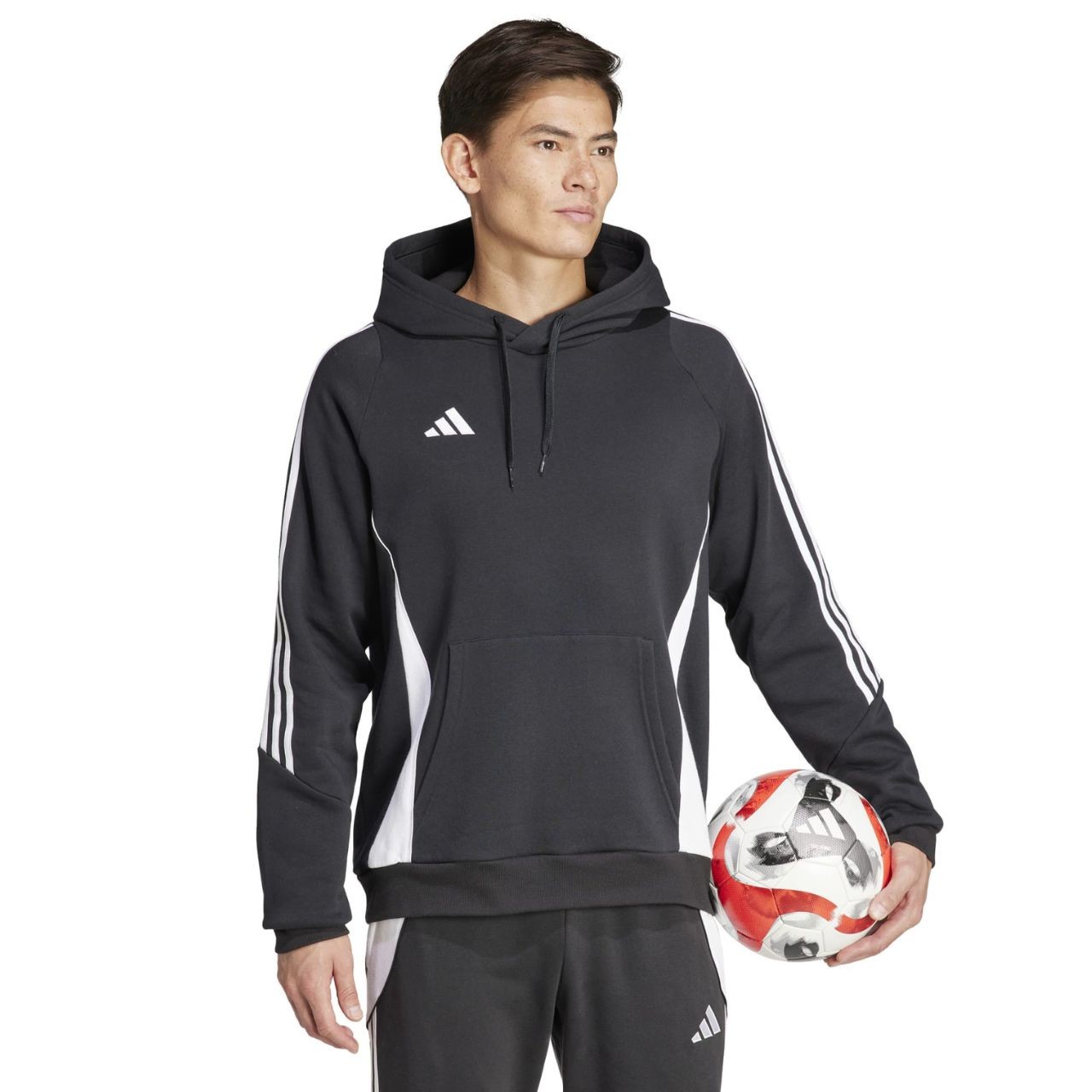 Pánská mikina adidas Tiro 24 Sweat Hooded černá IJ7673