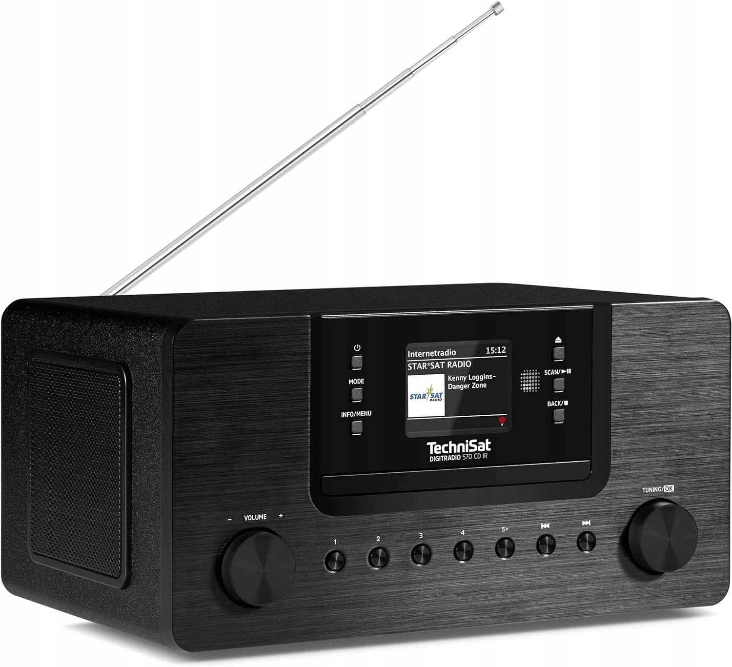 Radio internetowe TechniSat Digitradio 570 CD Ir Stereo Dab+ odtwarzacz CD