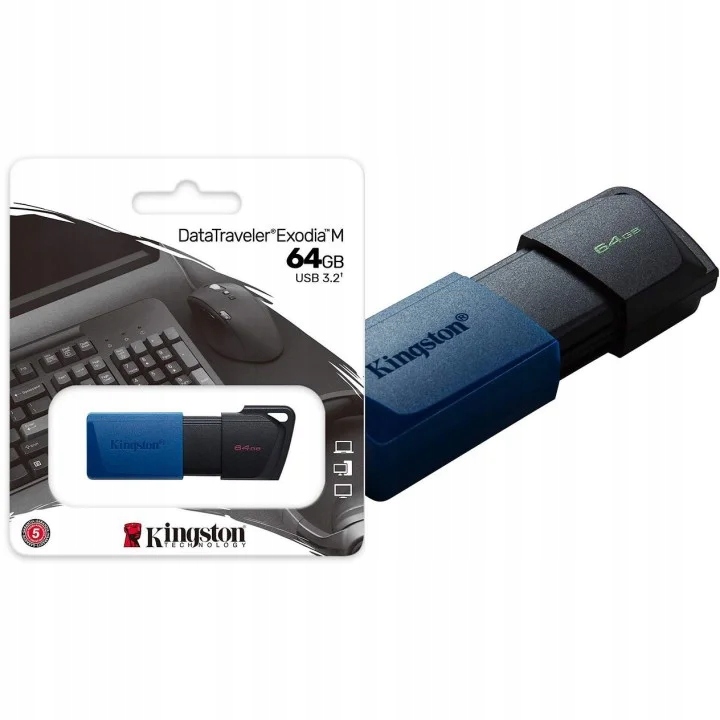 Kingston Pendrive Data Traveler Exodia M 64GB USB3.2 DTXM/64GB