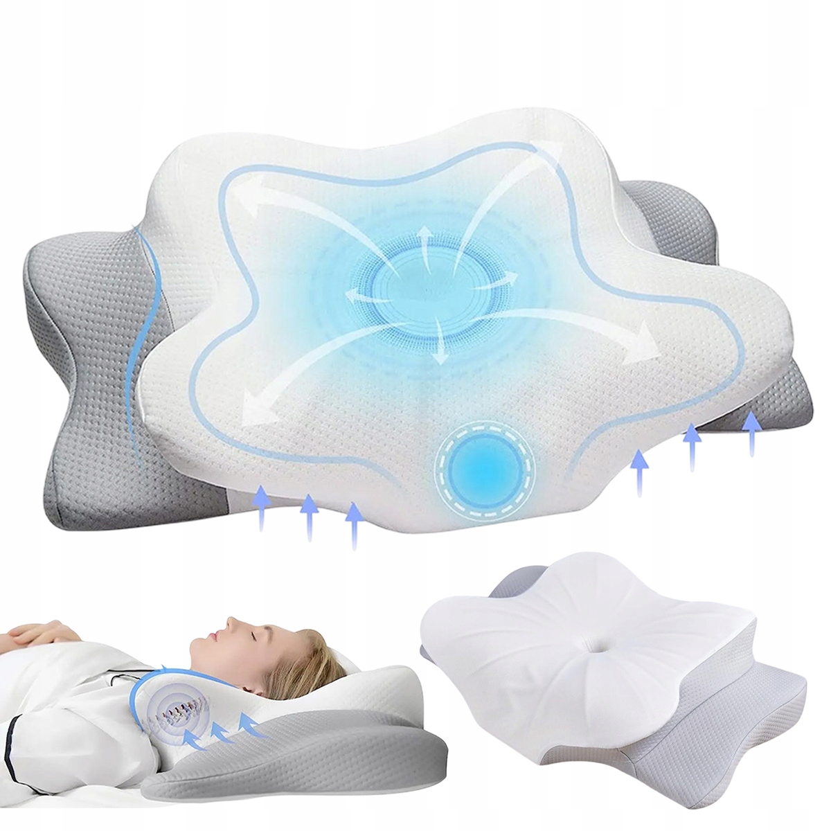 Poduszka Ortopedyczna Na Boku Profilowana Do Spania Dla Wymagających Memory