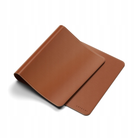 Satechi Desk Mat velká podložka na stůl z veganské kůže 68x31 (brown)