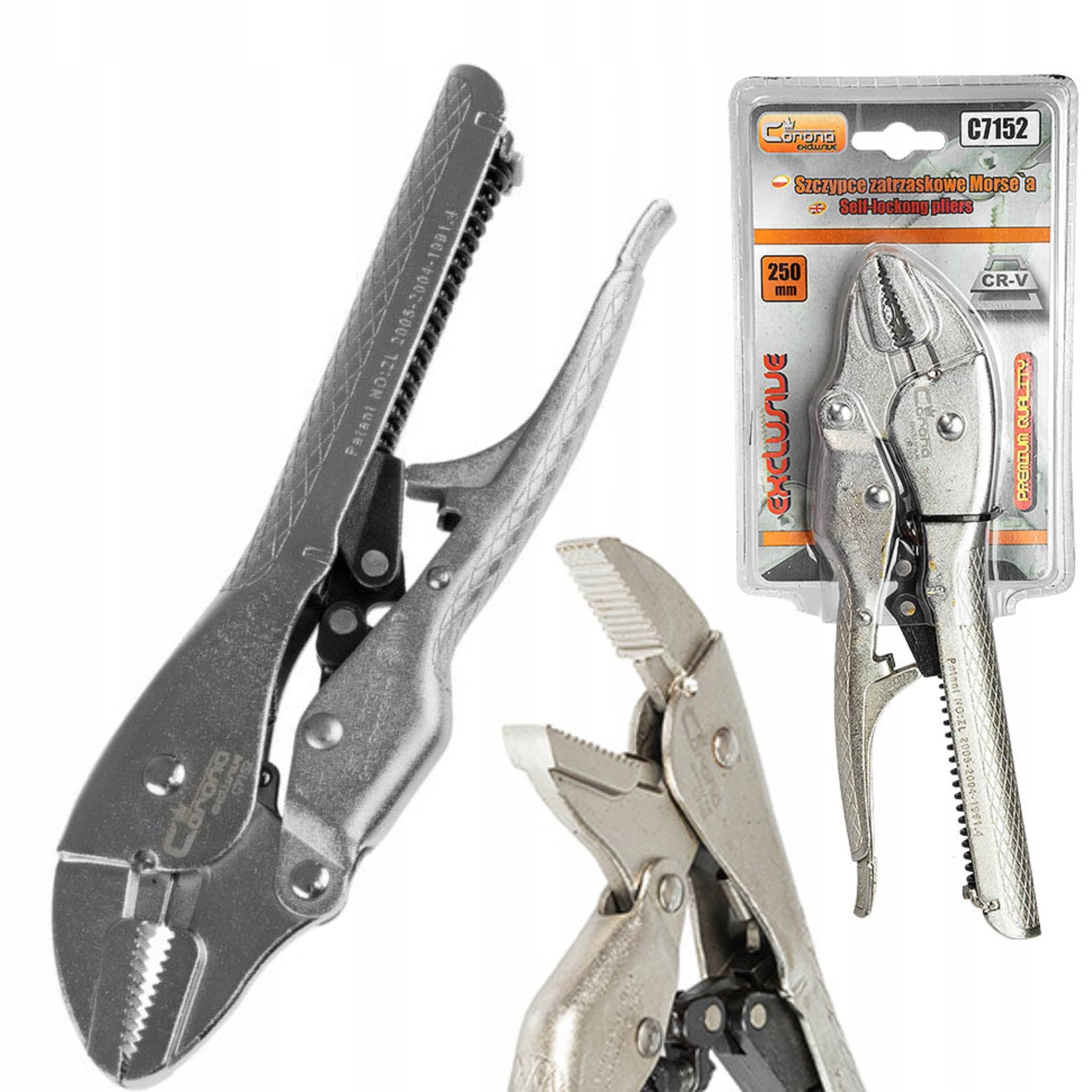 Зажимные плоскогубцы Морзе Морзе лягушка ключ 250 мм