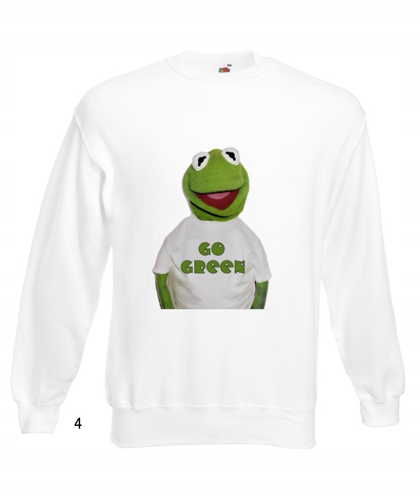 

Kolorowe Bluzy Wzory Kermit Żaba Pigi Muppet