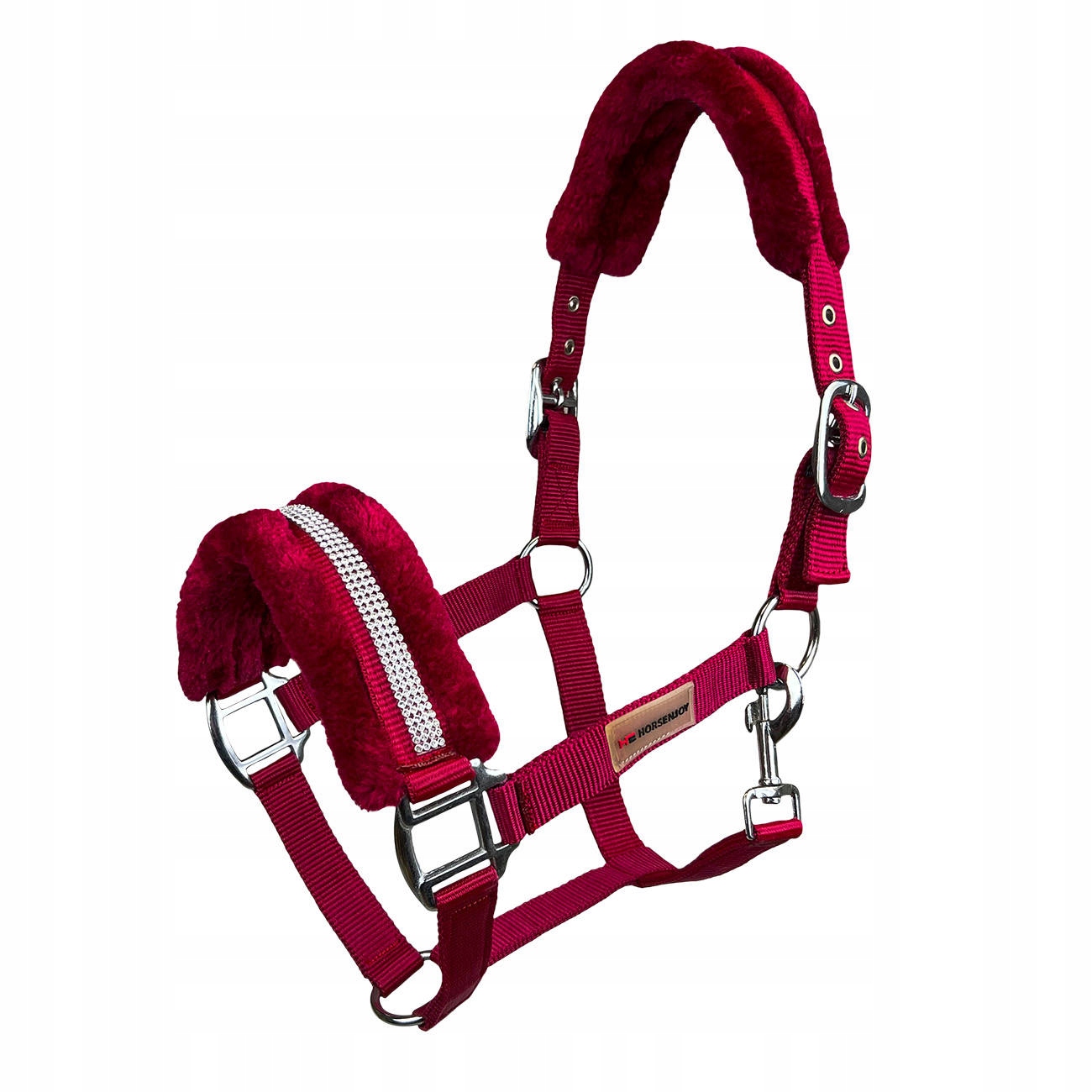 Kantar Horsenjoy Diamond bordowy FULL