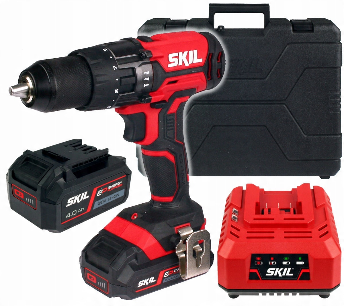 

Wkrętarka 20V 55Nm Skil 2,5Ah + 4,0Ah Walizka Udar
