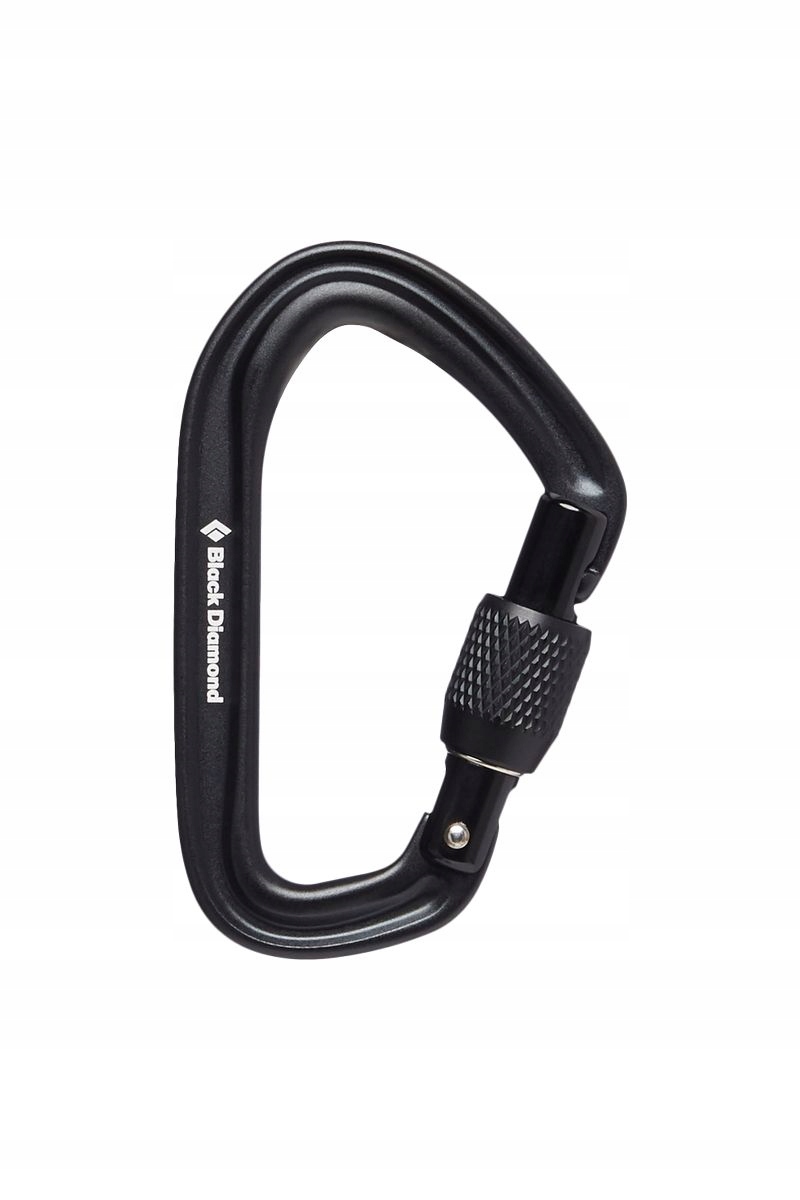 BLACK DIAMOND Karabinek wspinaczkowy Hotforge Screwgate czarny