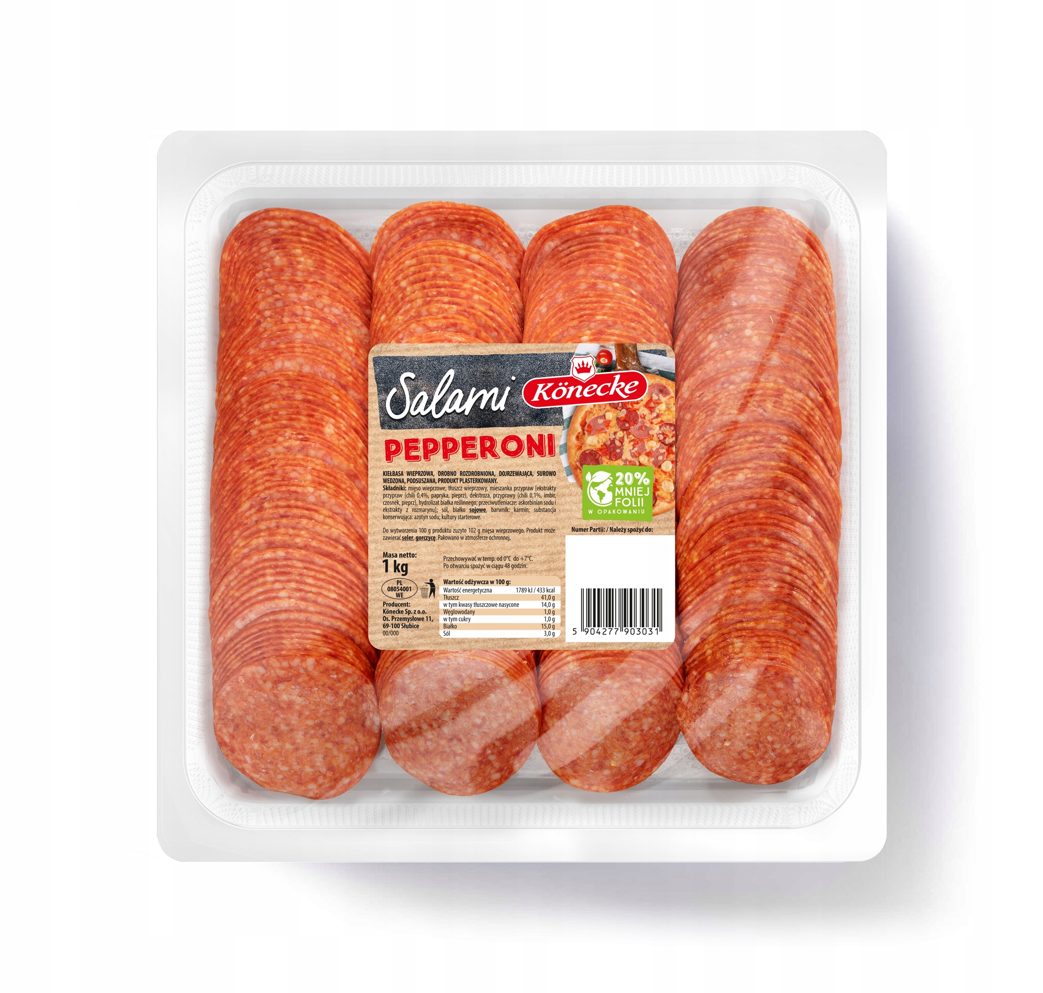 Konecké Salami feferonky 1 kg
