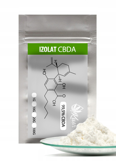 Izolat Cbda 99,5% 995mg Czysty Kwas Kannabidiolowy Thc free 1g